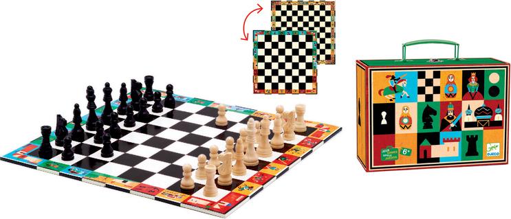 "Dama e scacchi" - Gioco da tavolo Djeco