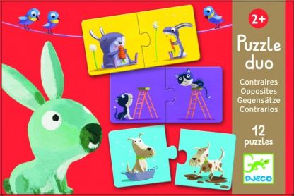 Puzzle Duo Djeco " Gli opposti"