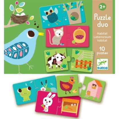 Puzzle Duo Djeco " Habitat"