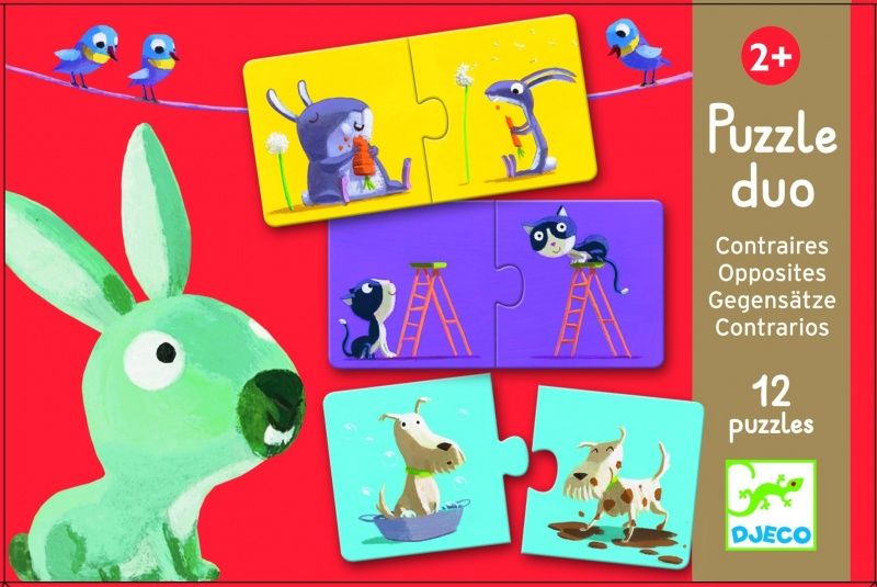 Puzzle Duo Djeco " Gli opposti"