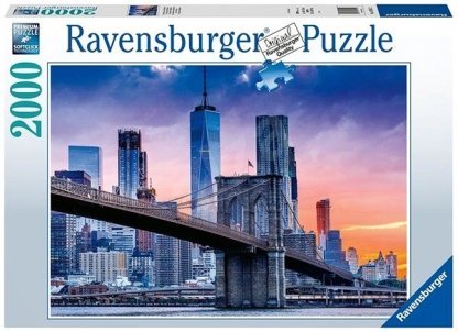 Puzzle Ravensburger 2000 pezzi "Da Brooklin a Manhattan"
