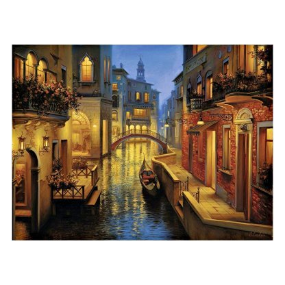 Puzzle Ravensburger 1500 pezzi " Canale Veneziano" - immagine 2