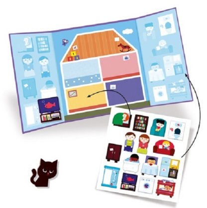 Stickers Riposizionabili - A Casa - Djeco - immagine 2