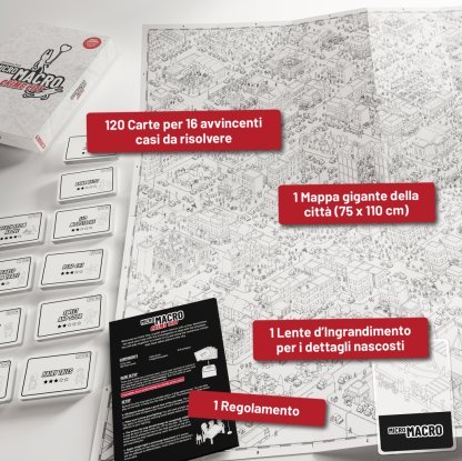 MIcromacro-Crime City- Gioco da tavolo _ MS Edizioni - immagine 2