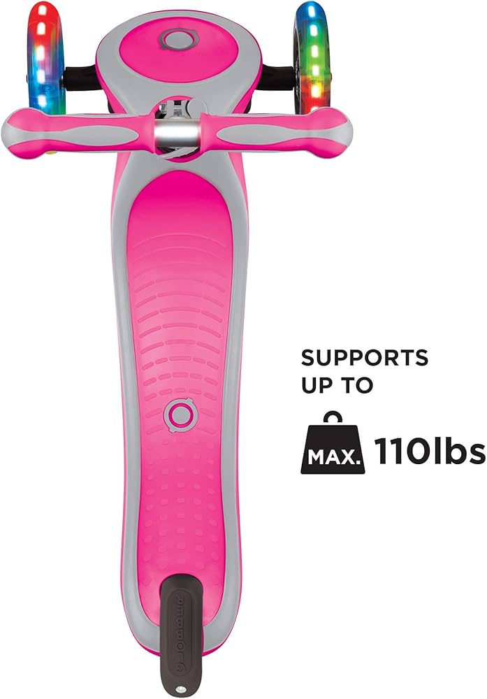 globber-monopattino-3-ruote-fucsia-ruote-luci