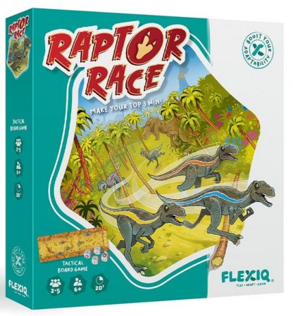 Raptor Race - Gioco da tavolo Flexiq
