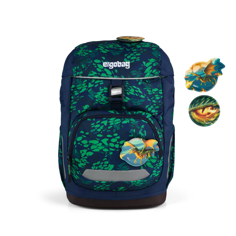 Zaino scuola ErgoBag-Flex-FireBear-Dragon