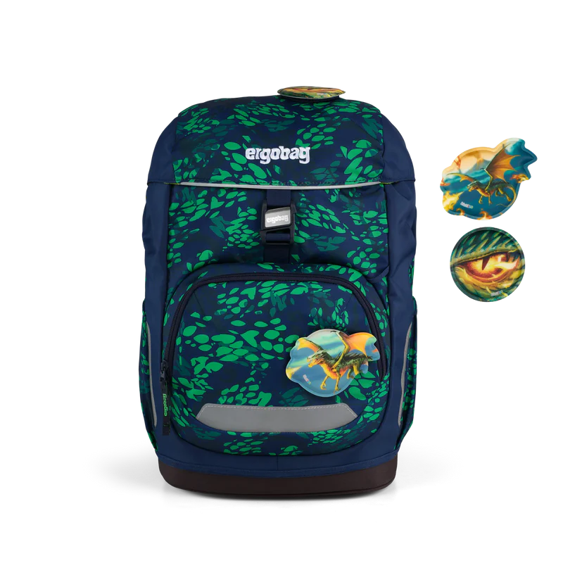 Zaino scuola ErgoBag-Flex-FireBear-Dragon
