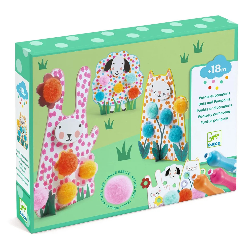 Punti e pompon - gioco creativo Djeco