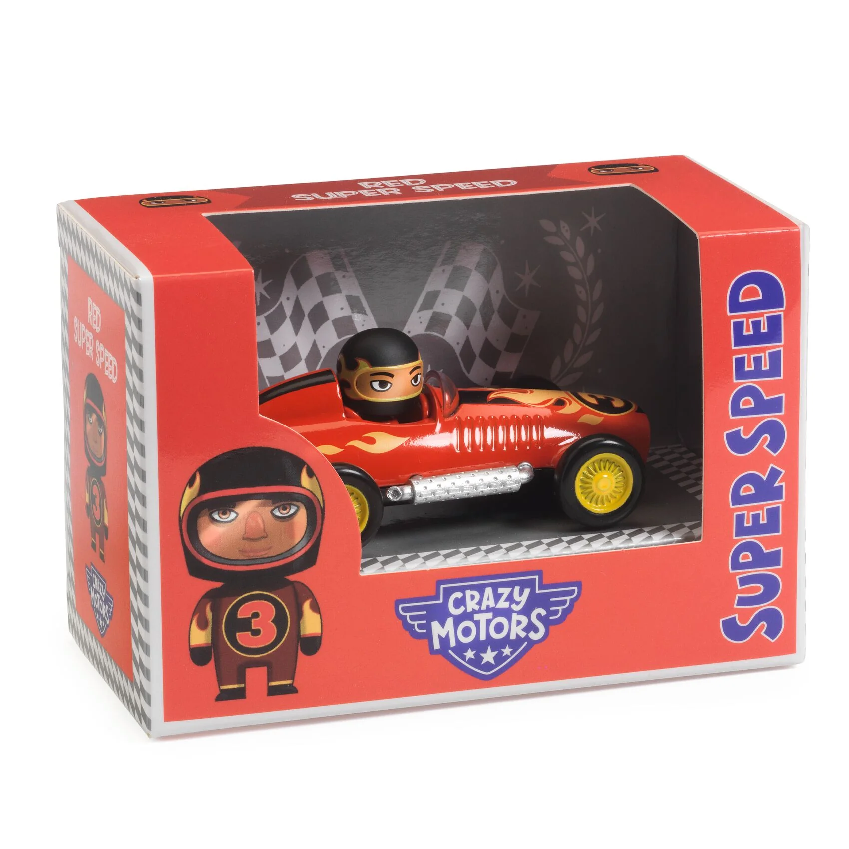 Red super speed - macchinina Crazy Motors Djeco