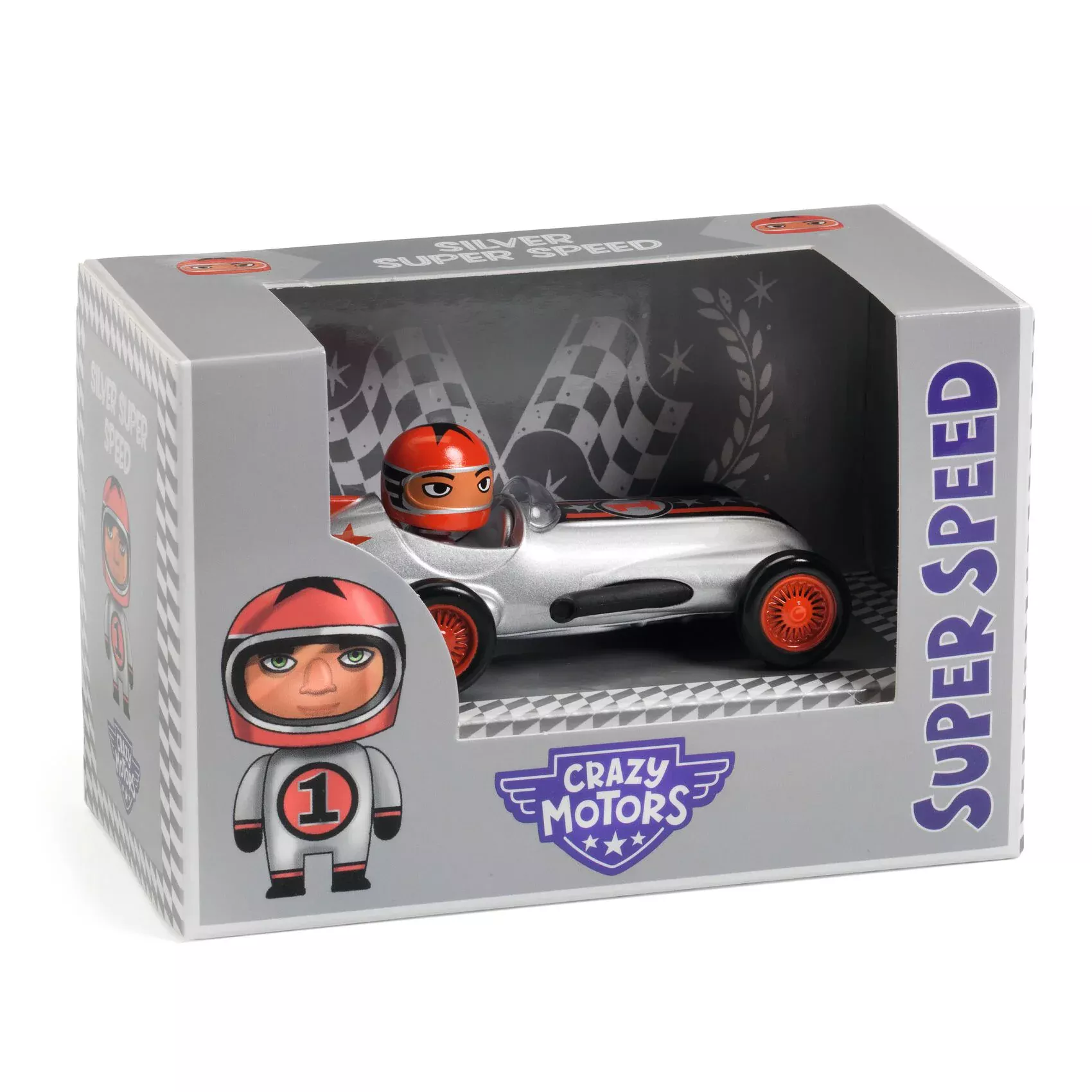 Silver super speed - macchinina Crazy Motors Djeco